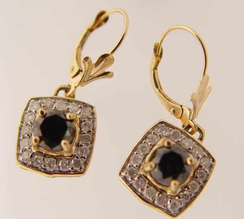 14K 1 75 CTW DIAMOND EARRINGS 14K yellow gold diamond