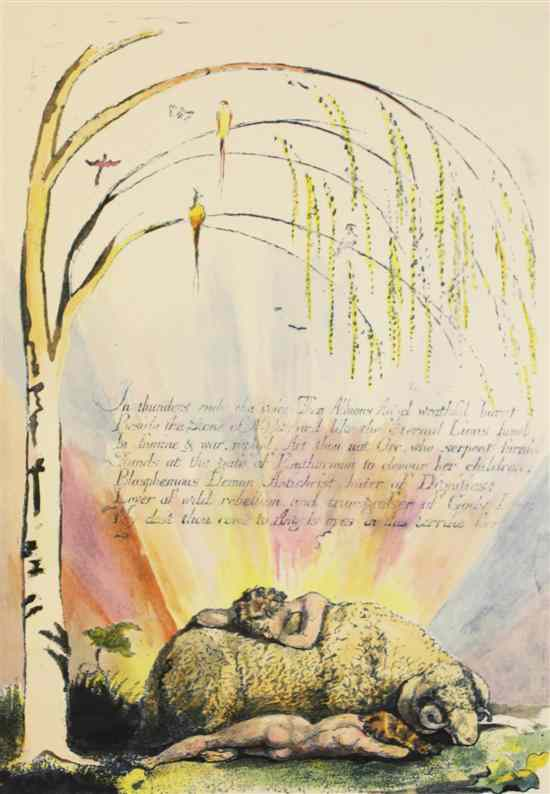 BLAKE W AMERICA A PROPHECY limited edition 125 526 colour