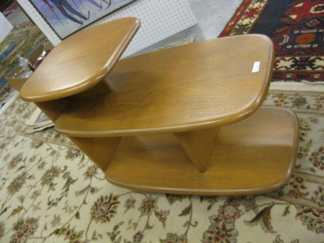 Heywood Wakefield Mid Century Side Table maple 22 tall 30