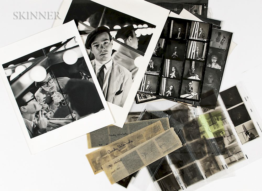 Otto Fenn American 1914 1993 Group of Negatives Contact Sheets
