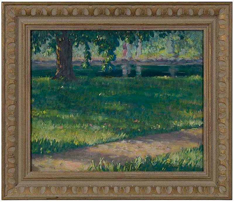James Roy Hopkins Ohio Kentucky France 1877 1969 Mirror Lake