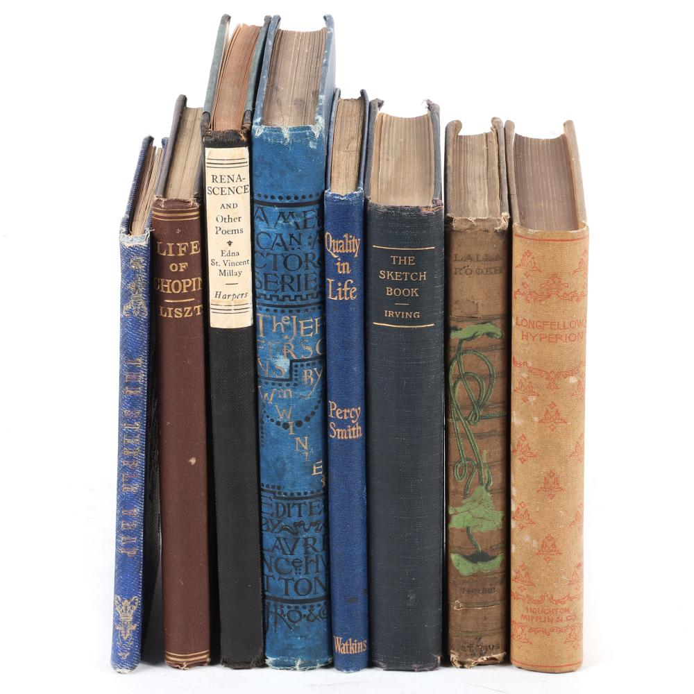 EIGHT CLASSIC BOOKS QUALITY IN LIFE SIGNED BY AUTHOR PERCY
