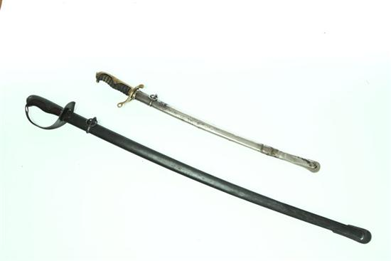 TWO SWORDS Japan 1st half 20th century Cavalry saber with