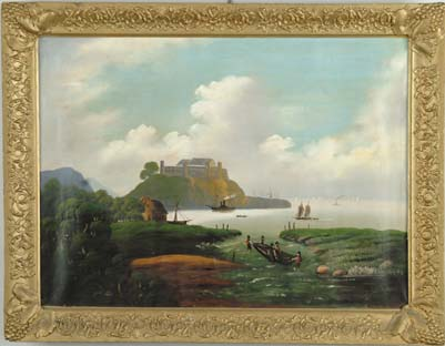ATTRIBUTED TO THOMAS CHAMBERS American 1805 1866 VIEW OF WEST