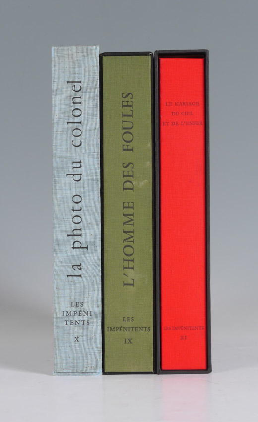 3 VOLUME LES IMPENTINENTS FRENCH ART BOOKS 3 volumes total