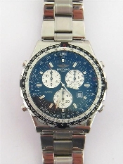 Breitling Jupiter Pilot a gentleman s stainless steel quartz chronograph