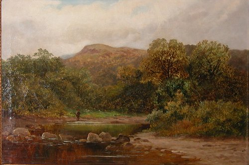 Artist Bond Herbert British 19th 20th Century Title Highland Fisherman