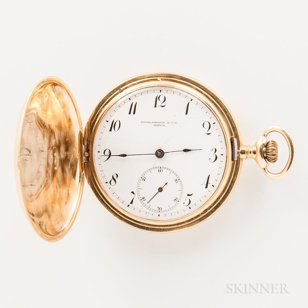Patek Philippe Co 18kt Gold Hunter case Watch Patek Philippe