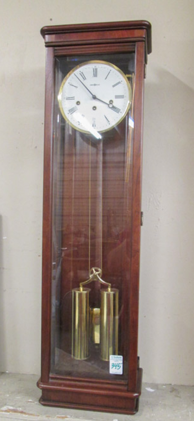 TWO WEIGHT REGULATOR WALL CLOCK Howard Miller Clock Co Milan
