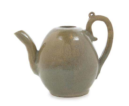 Sale 417 Lot 378 A Korean Celadon Glazed Stoneware Ewer