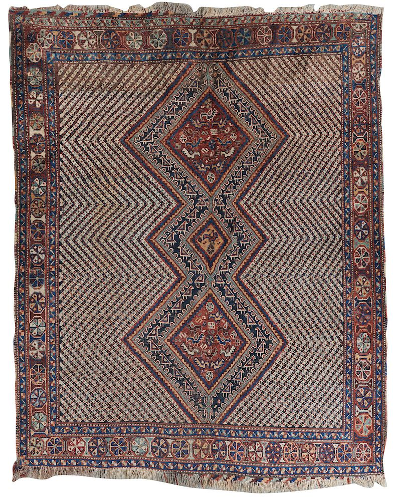 Afshar Rug South Persia ca 1910 6 ft x 4