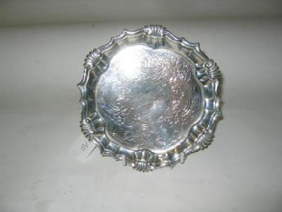 A GEORGE II LETTER TRAY Henry Brind London 1742 of