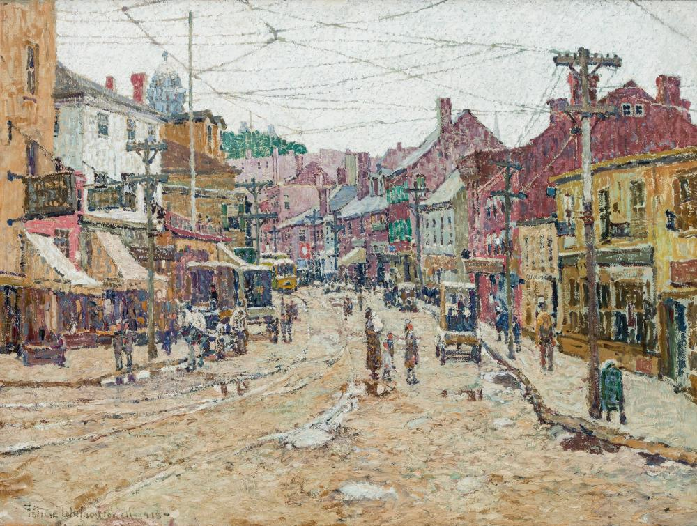 FELICIE WALDO HOWELL American 1897 1968 Main Street Gloucester 1918