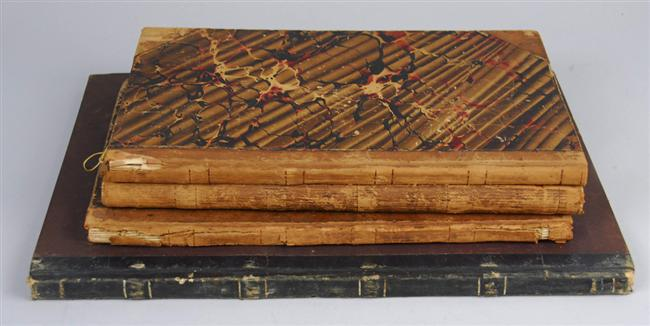 FOUR WHALING SHIP LOGS including The Barque Sunbeam Master Captain