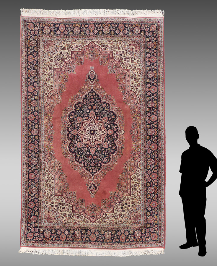 APPROX 25 50 YR OLD TURKISH KONYA HAND KNOTTED WOOL