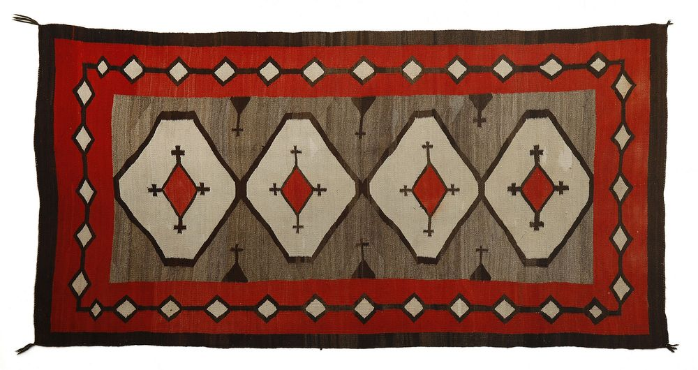 Navajo Crystal Ganado ca 1935 Navajo Crystal Ganado Rug ca