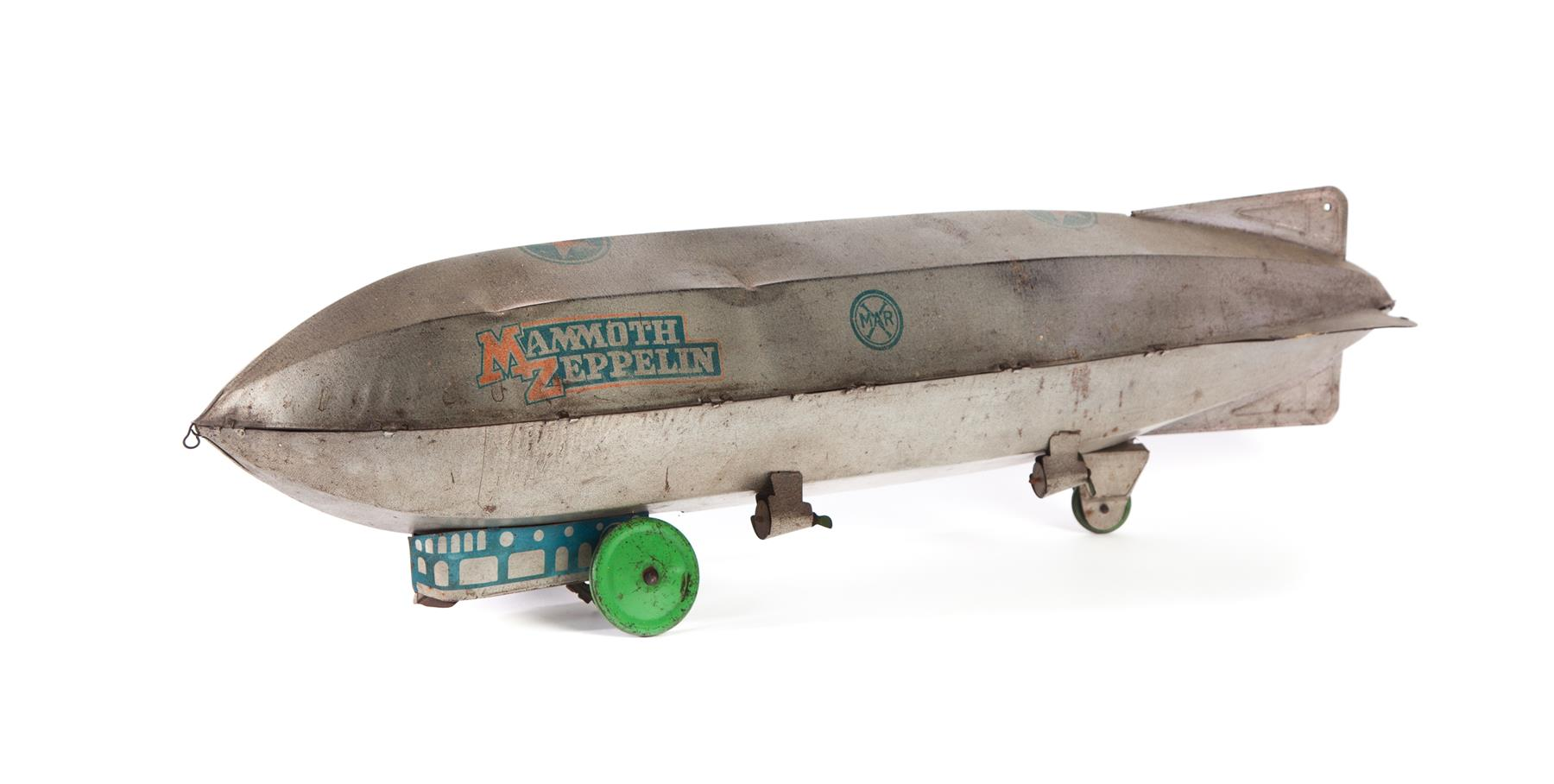 MAMMOTH ZEPPELIN TOY BLIMP BY MARX American 2nd quarter 20th
