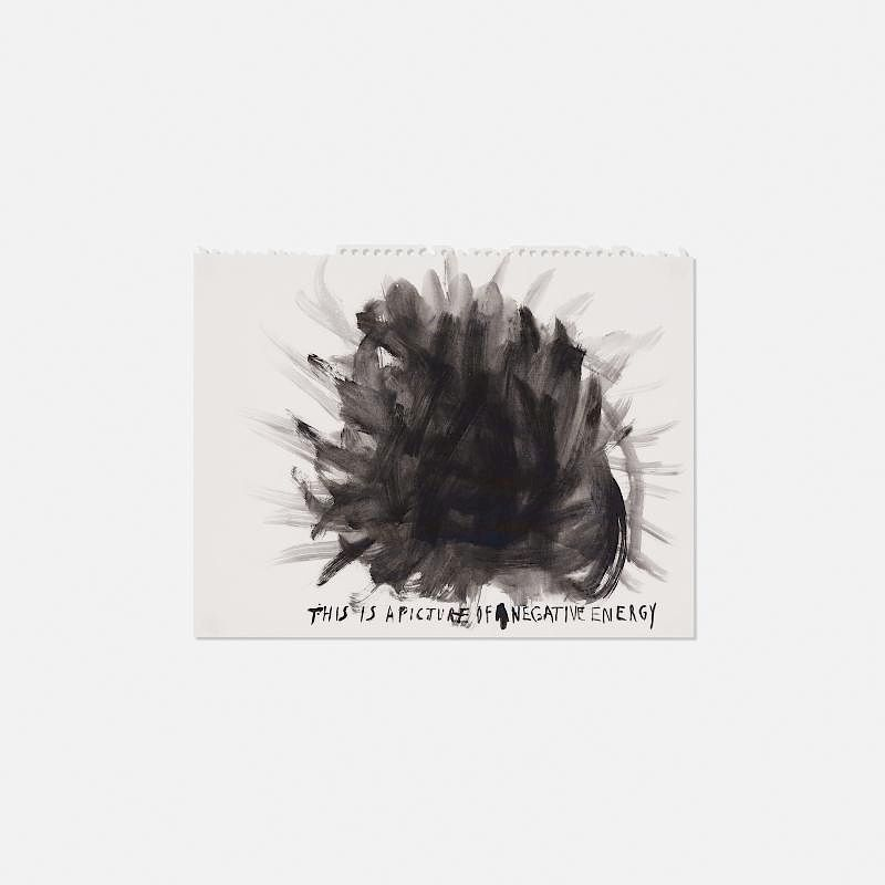 Chris Johanson This is a Picture of Negative Energy Chris