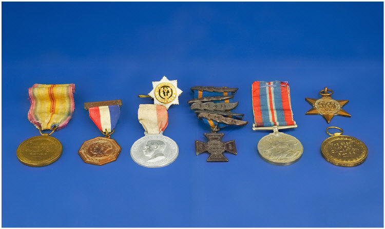 Collection Of Six Mixed Medals Comprising Two 1914 1919 Great
