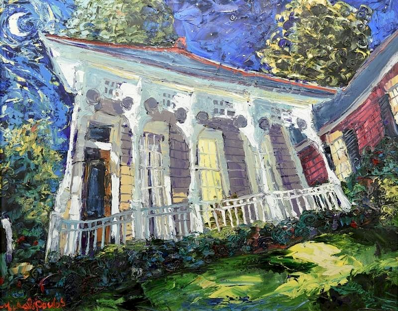 J Michalopoulos O C New Orleans Cottage by Moonlight James