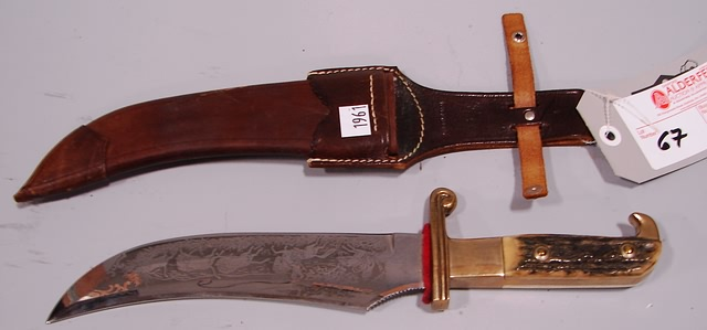 Lot consists of a German made Fantasy knife with acid