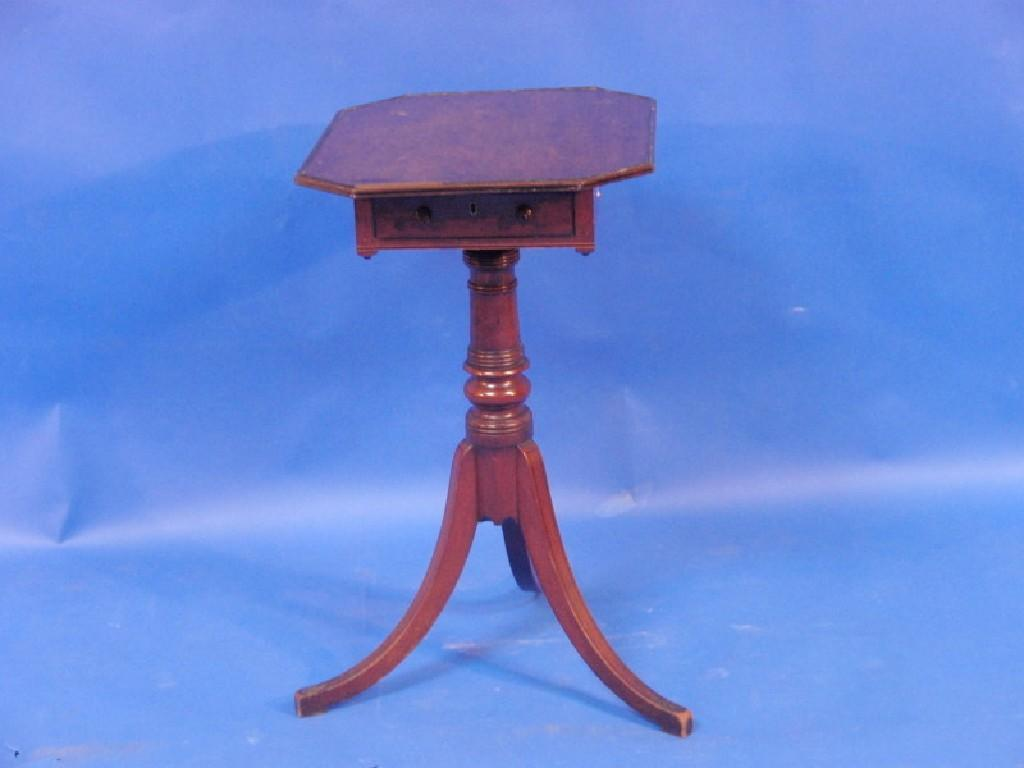 A George III mahogany music or library table reading stand