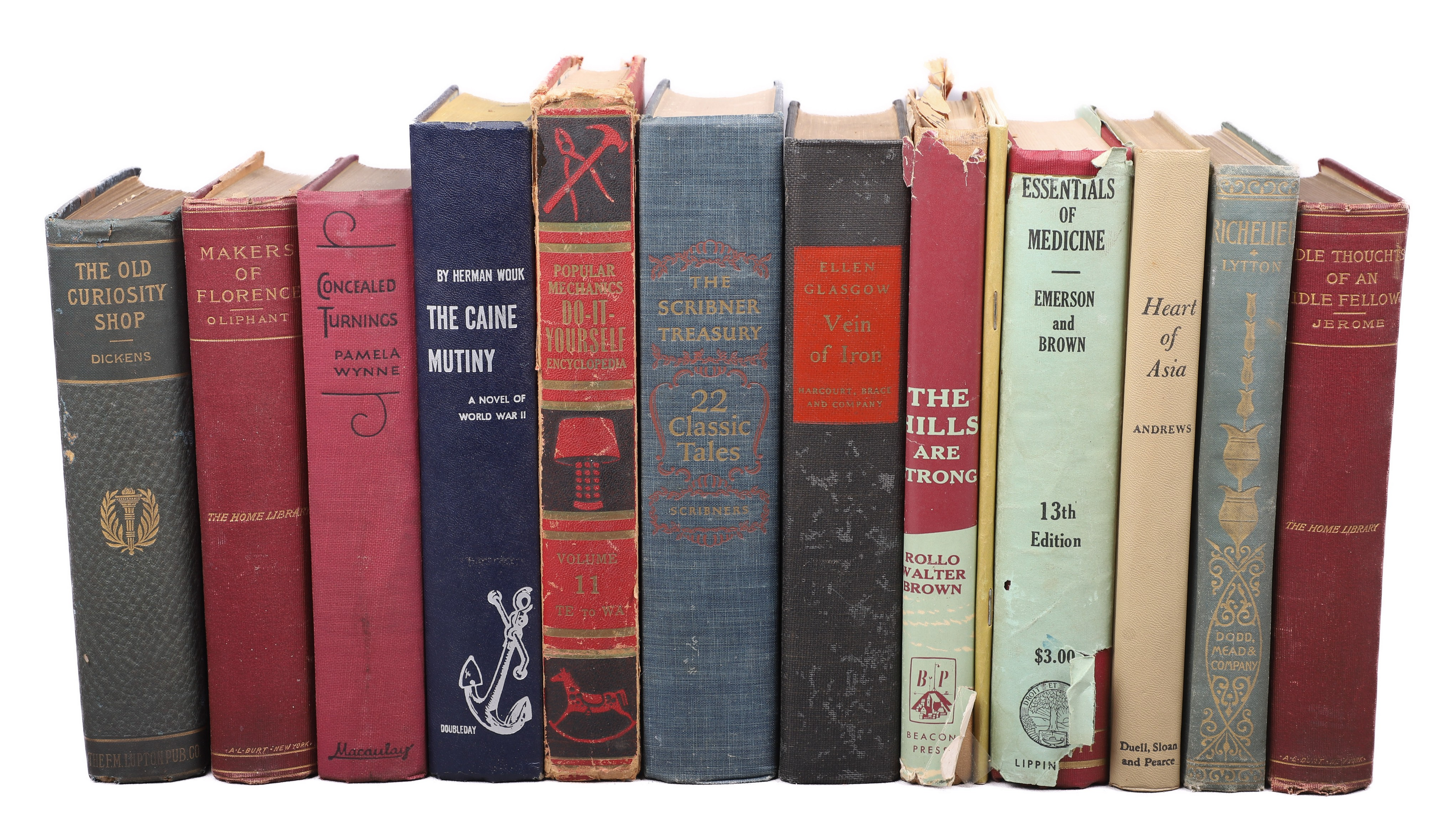 Thirteen various early and mid 20th century books and a