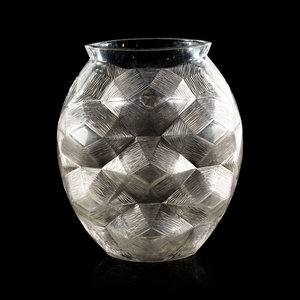 A Lalique Tortue Vase Second Half 20th Century Height 11