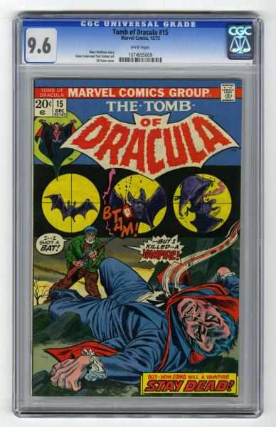Tomb of Dracula 15 CGC 9 6 Marvel Comics 12
