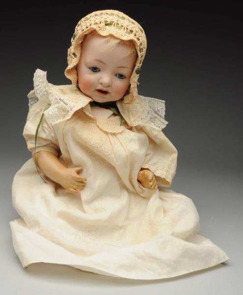 Smiling Kestner Character Baby Doll German bisque socket head incised