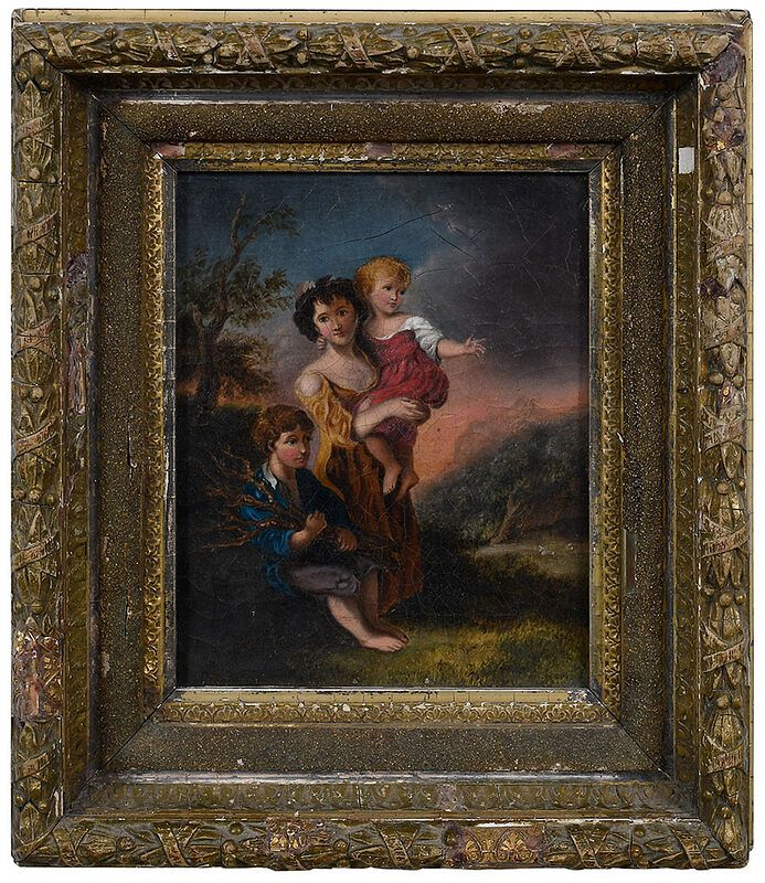 American School late 19th century The Young Family apparently unsigned