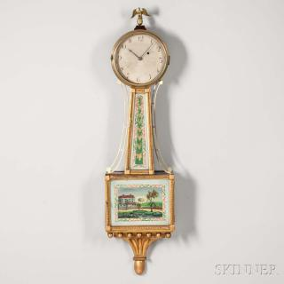 Concord Patent Timepiece or Banjo Clock Concord Patent Timepiece or