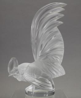 Signed Lalique Rooster Signed Lalique Rooster Signed near base Size