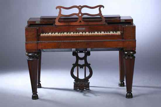 NEW YORK LATE EMPIRE ROSEWOOD MELODIAN 19th century manufactured by