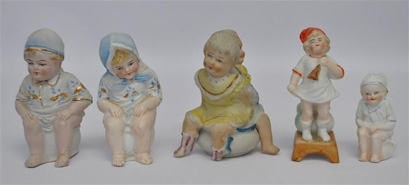 5 EARLY POTTY BABIES INCL DUAL PARTICIPANTS A group of