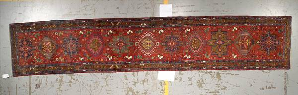 A Heriz runner51 Anatolia late 19th century size approximately 3ft