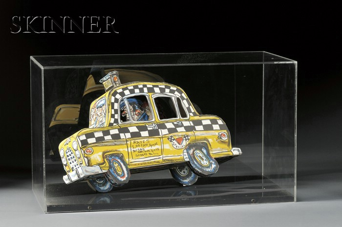 Red Grooms American b 1937 Ruckus Taxi 1982 edition of
