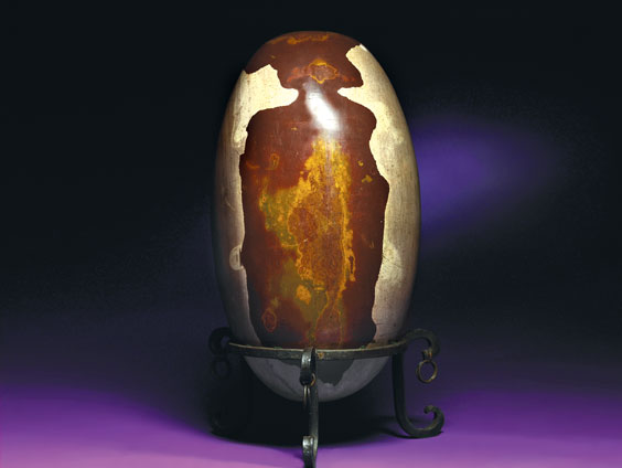 MYSTICAL SHIVA LINGA STONE Narmada River Central India Geologically speaking