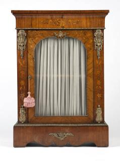 A Continental gilt bronze Mid 19th century of mahogany and