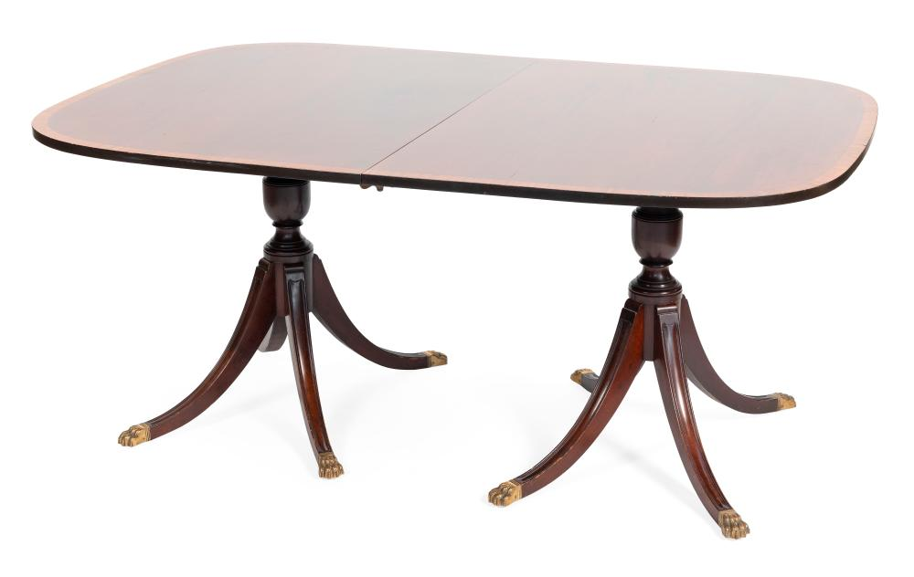 FEDERAL STYLE DINING TABLE 20TH CENTURY HEIGHT 29 25 LENGTH