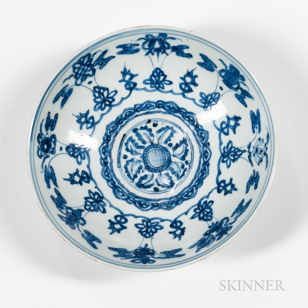 Blue and White Low Bowl Blue and White Low Bowl