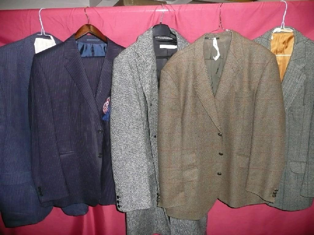 Country gent s coat suits jackets to include Daks Gieves