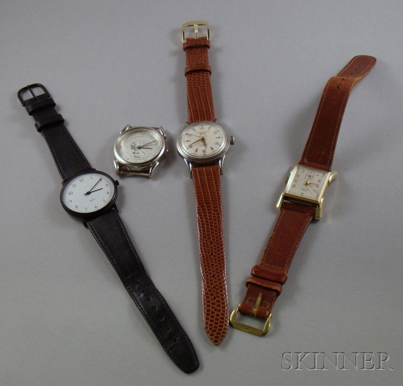 Man s Vintage Hamilton Incabloc Automatic Wristwatch and Three Other