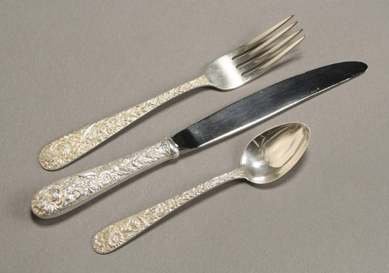 S Kirk Son Repouss Sterling Flat Table Service Baltimore Repouss