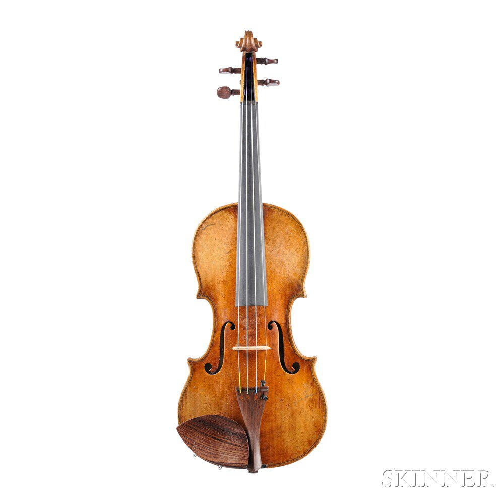 German Violin Possibly Karl Hermann Workshop labeled FERDINAND GAGLIANO NEAP