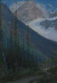 Morris E Cohen 1886 1931 The Rockies Canada Canadian Lake