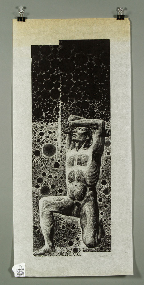 6222 Ward Victim Wood Engraving Lynd Ward American 1905 1985