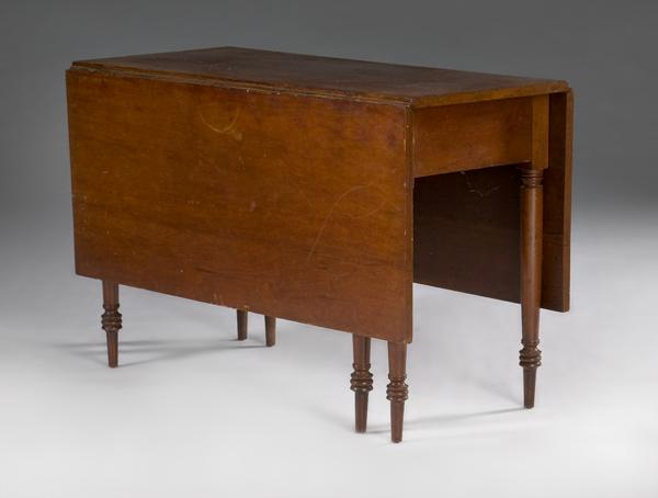 OHIO KENTUCKY CHERRY DROP LEAF TABLE BY AMZI CHAPIN ca