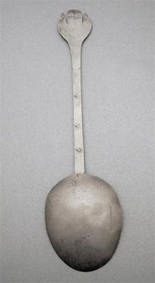 A James II large spoon pricked 1684 over A over