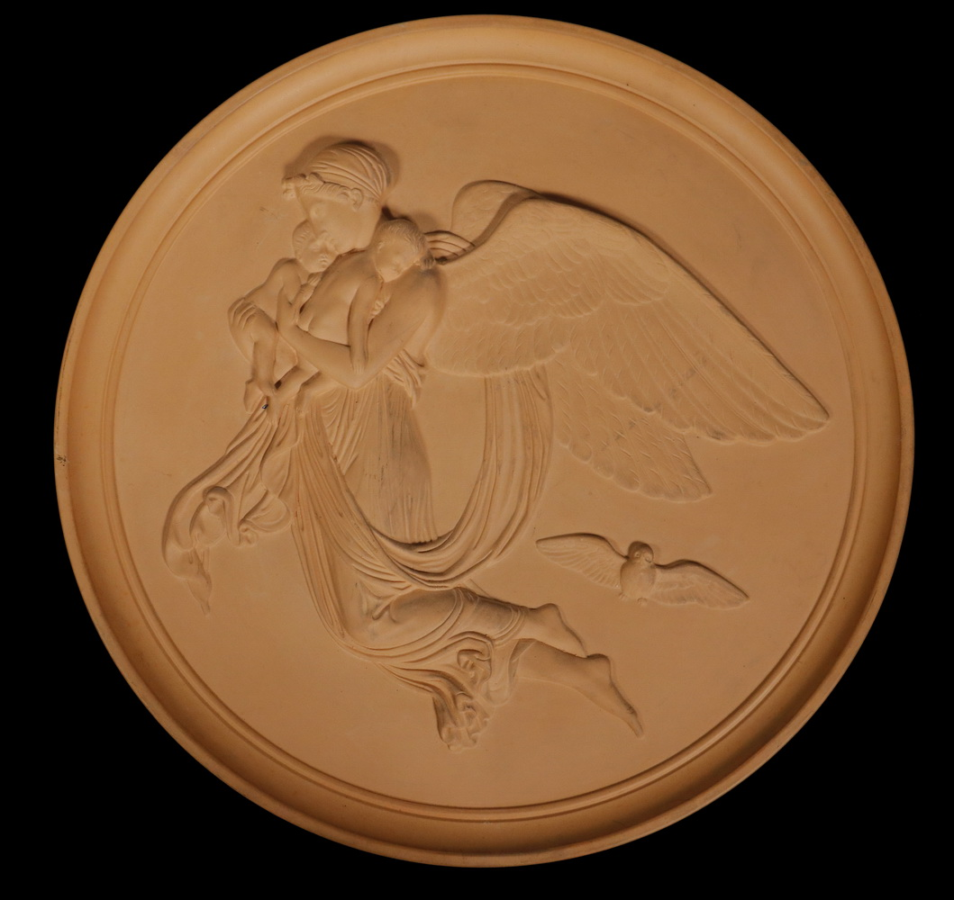 NIGHT PLAQUE AFTER BERTEL THORVALDSEN ITALY DENMARK 1770 1844 19th